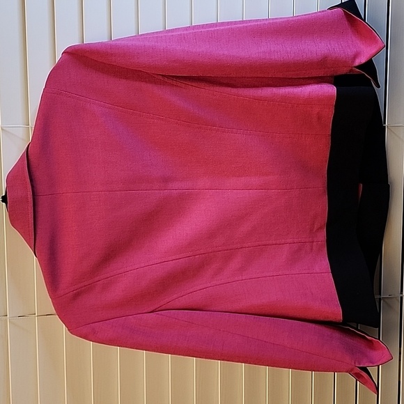 Vintage Kasper for A.S.L. Black and Pink Blazer - Picture 6 of 9